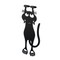 Knygos skirtukas „Curious Cat“, juodas