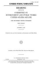 Consider pending nominations