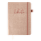 Knyga su gumute A5 96l LIBRETA smėlio sp. lygiais lapais