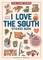 I Love the South Sticker Book
