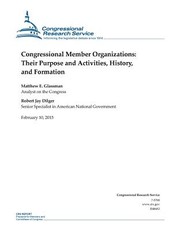 Congressional Member Organizations