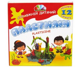 Plastilinas 240 g. GAMMA 12 sp.
