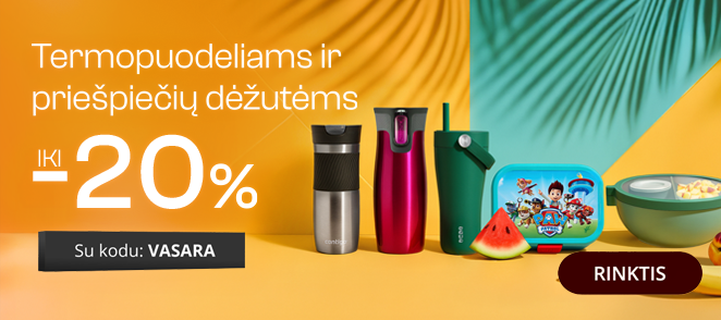 Termopuodelių ir gertuvių akcija