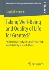 Taking Well‐being and Quality of Life for Granted?