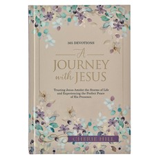 A Journey with Jesus 365 Devotions for Women, Purple Floral Hardcover