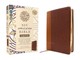 NIV Application Bible, Large Print, Leathersoft, Brown, Red Letter, Comfort Print