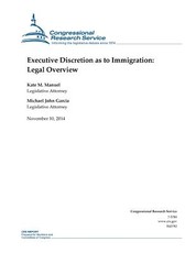 Executive Discretion as to Immigration