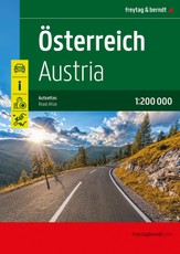 Österreich, Autoatlas 1:200.000, freytag & berndt