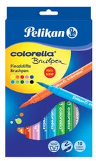 Flomasteriai - teptukai10sp. COLORELLA SUPER BRUSH