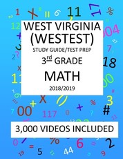 3rd Grade WEST VIRGINIA WESTEST TEST, 2019 MATH, Test Prep