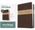 Premium Gift Bible Nlt, Filament Enabled, Tutone (Leatherlike, Dark Brown/Tan, Red Letter)