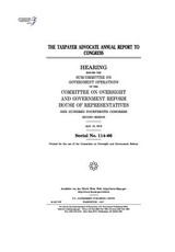 The Taxpayer Advocate annual report to Congress