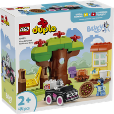 LEGO DUPLO Bluey Pizza Girls with Muffin and Bluey