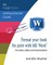 Format your book for print with MS Word(R)