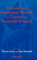 Economic and Management Methods for Tourism and Hospitality Research