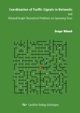 Coordination of Traffic Signals in Networks and Related Graph Theoretical Problems on Spanning Trees