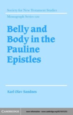 Belly and Body in the Pauline Epistles