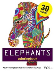 Elephants Coloring Book