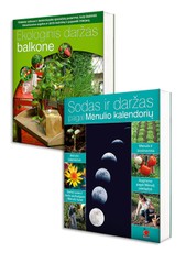GAUSAUS DERLIAUS PASLAPTYS: Sodas ir daržas pagal Mėnulio kalendorių + Ekologinis daržas balkone. Užauginkite sveikas daržoves bet kokiame plote, net bute!
