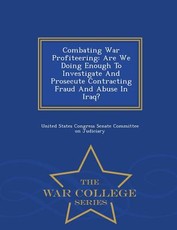 Combating War Profiteering