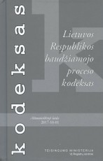 Lietuvos Respublikos baudžiamojo proceso kodeksas. 18 laida. 2017 m. spalio 1 d.