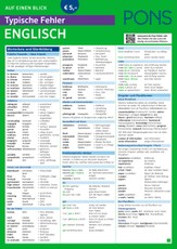 PONS Typische Fehler auf einen Blick Englisch