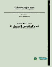 Silver Peak Area Geothermal Exploration Project Environmental Assessment (DOE/EA-1921)