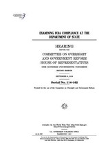Examining FOIA compliance at the Department of State