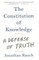Constitution of Knowledge