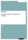 Ung, R: Indigenous People in Australia and Inequality