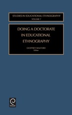 Doing a Doctorate in Educational Ethnography