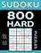 Sudoku Book 800 Hard Puzzles