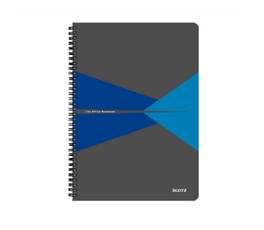 Bloknotas Leitz Office A5 langeliais, mėlyna sp.