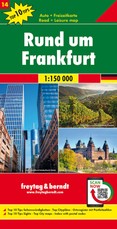 freytag & berndt Straßenkarte Rund um Frankfurt 1:150.000