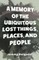 A Memory of the Ubiquitous Lost Things, Places, and People