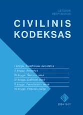 Lietuvos Respublikos civilinis kodeksas (2024-10-01)