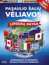 Pasaulio šalių vėliavos: su lipdukais