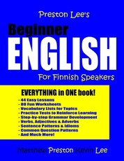 Preston Lee's Beginner English For Finnish Speakers