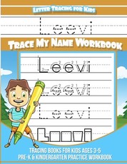 Leevi Letter Tracing for Kids Trace my Name Workbook