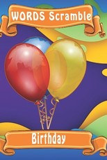 word scramble Birthday