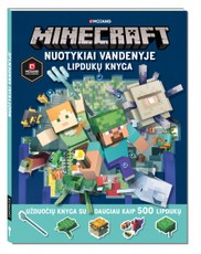 Minecraft. Nuotykiai vandenyje. Galvosūkiai ir spalvinimas