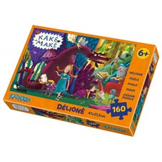 Dėlionė „Kakė Makė ir magiška kelionė“ (160 dalių)