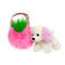AURORA FANCY PALS Pliušinis pudeliukas STRAWBERRY rankinėje, 20 cm