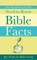 150 Need-to-Know Bible Facts