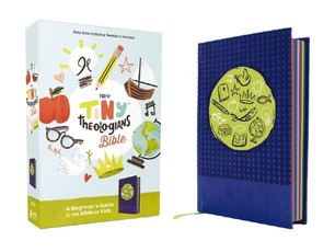 Nirv, Tiny Theologians Bible, Leathersoft Over Board, Blue, Comfort Print