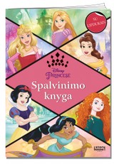 Princesė. Spalvinimo knygelė su lipdukais