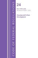 Code of Federal Regulations, Title 24 Housing and Urban Development Part 1700 to End, Revised as of April 1, 2025