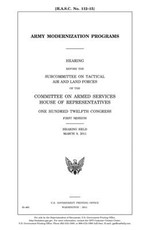 Army modernization programs