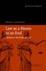 Law as a Means to an End