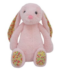 Pliušinis zuikutis Mikhail, rožinis, 35 cm
